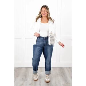 Judy Blue Blue Boyfriend Jeans
